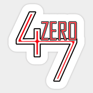 4zero7 Sticker